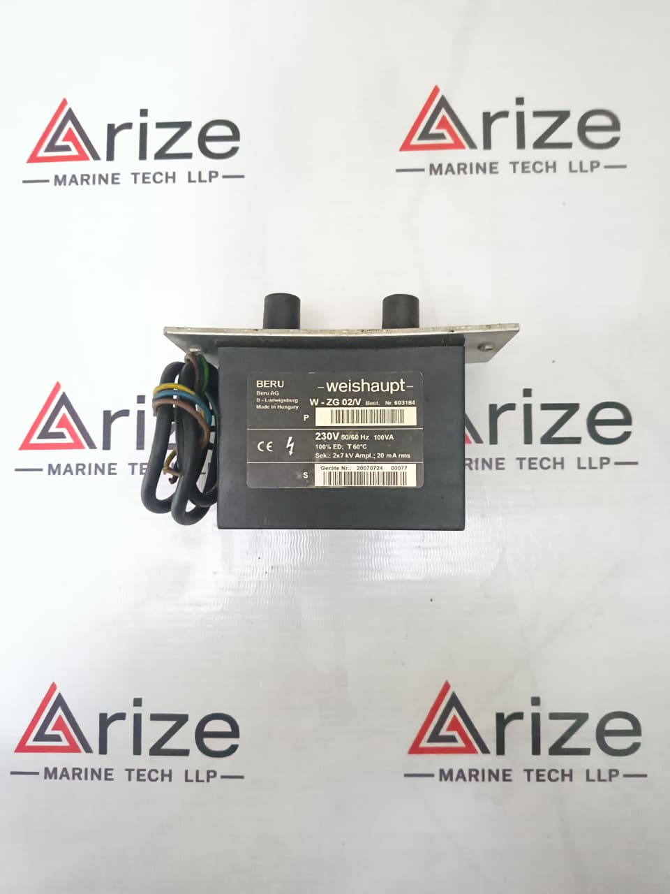 WEISHAUPT W-ZG 02/V IGNITION TRANSFORMER NEW